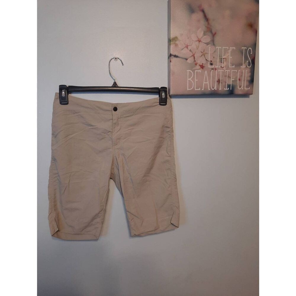 Columbia GRT Size 4 Womens Hiking Shorts 11 in Inseam Beige